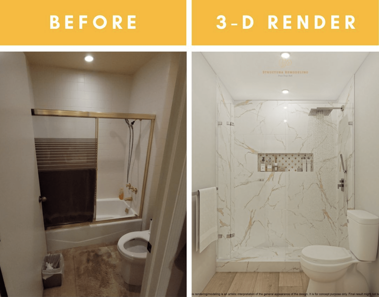 5 Ideas: Bathtub to Shower Conversion | Structura Remodeling
