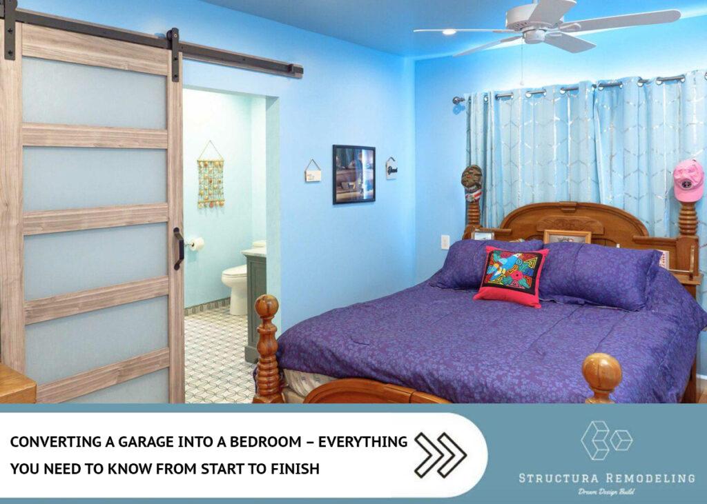 Converting a Garage Into a Bedroom Structura Remodeling